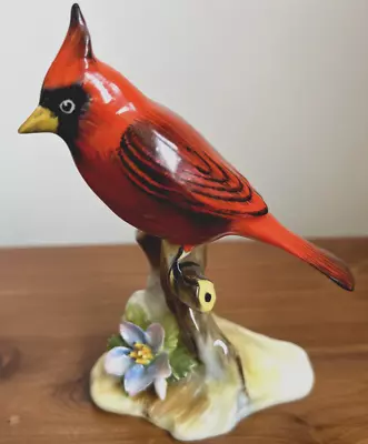 Buy Royal Adderley Red Cardinal Ornament/Figurine/Bird ~ Bone China • 7£