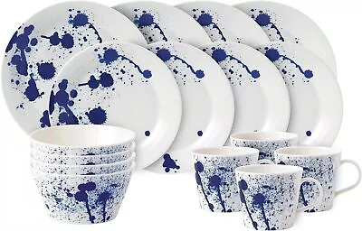 Buy Royal Doulton Pacific 40021450 16 Pc Dinnerware Set Splash Porcelain Blue, 36.2 • 266.41£