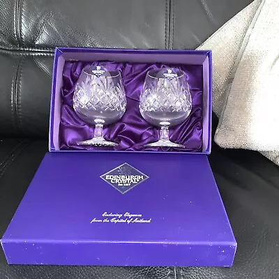 Buy Edinburgh Crystal Brandy Glasses • 12£