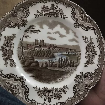 Buy Vintage Johnson Brothers Historic Scenes City Of Exeter 1792 Side Tea Plate • 5.99£