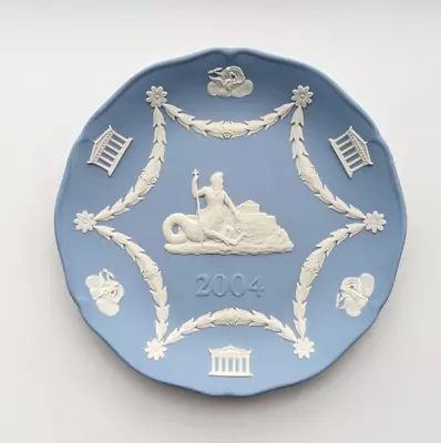 Buy Wedgwood Blue Jasperware Plate 2004 Neptune - 21st Birthday Gift - Vintage • 10£