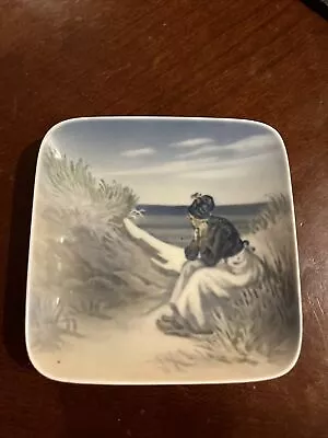 Buy Vintage Royal Copenhagen Trinket Dish Small Plate The Fanoe Girl Collectible • 20£