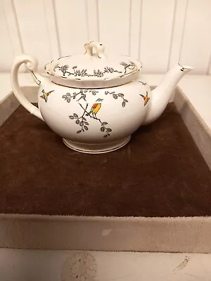 Buy Vintage  Small English Made Foley  Floral Design.  Small Bone China Teapot  • 18£