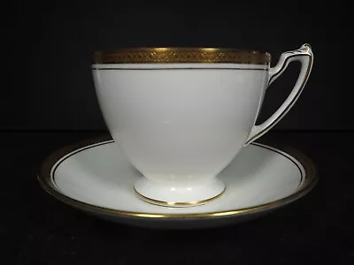 Buy Coalport Bone China Tea Cup & Saucer - Elite Gold • 11.99£