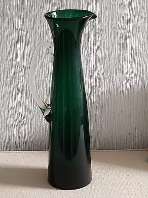 Buy Vintage 1950s Tall Glass Jug In Green - Sven Palmqvist • 12£