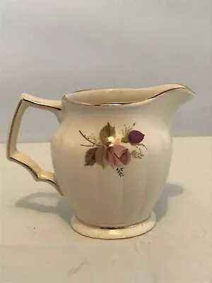 Buy Sadler England Small Milk Jug Rare Cream Roses Vintage Retro Kitsch • 4.49£