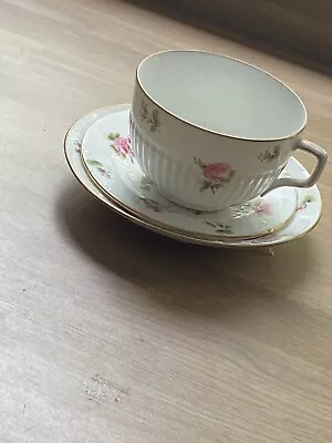 Buy Minton Marlow  Tea Cup Trio Fluted Cup Saucer Tea / Side Plate • 12.50£