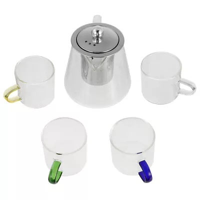 Buy  Japanese Tea Pots Glass Teapot Set With Cups Accessories Kettle • 18.79£