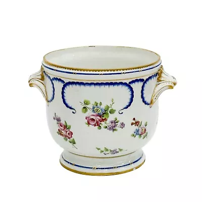 Buy Sevres Porcelain Bottle Cooler Seaux A Demi-Bouteille Feuille De Choux 1767 • 490.14£