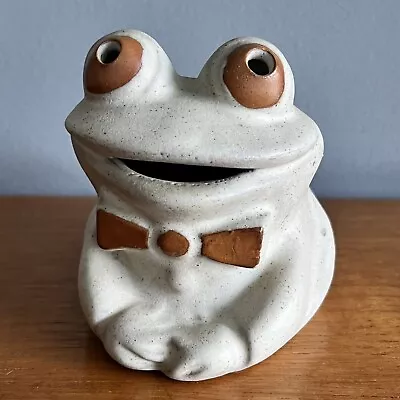 Buy Vintage Shelf Halifax Pottery Frog Toad Money Box Piggy Bank • 10£