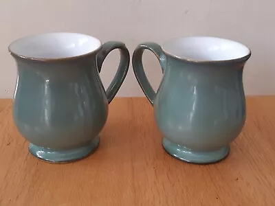 Buy 2 X DENBY Regency Green Craftman's Mugs. Retail Price £18 Each • 15.99£