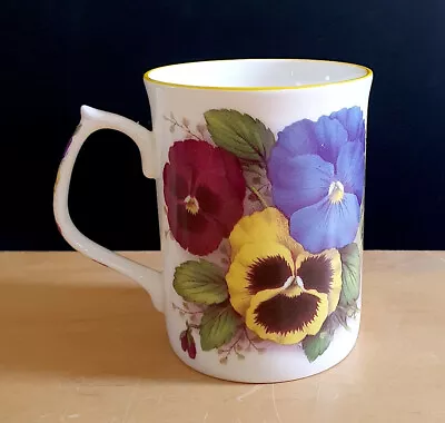 Buy Pansy Fine China Cup Doug Hague Fenton Fine China England • 8£