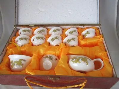 Buy China Jing Pin Yu Ci Tea Set 9 Cups Sugar Bowl Creamer Tea Service Porcelain  • 70.02£