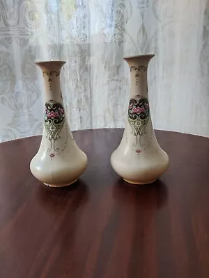 Buy Pair Of Shelley Bud Vases Worcester  • 10£