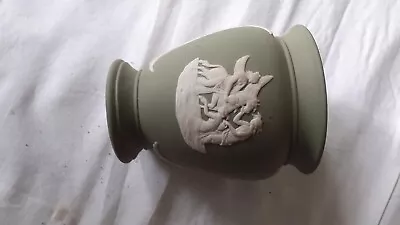 Buy Wedgewood Jasperware Sage Green, Urn • 10£