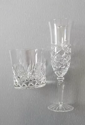 Buy A Champagne Flute And  Whiskey Tumbler.  Both Cut Glass.  See All Photos.  • 3.50£