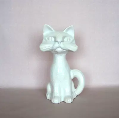 Buy Dartmouth Pottery Cat Money Box. White, Vintage, 21.5 Cm. Excellent Condition • 25£