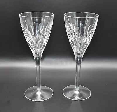Buy Set Of 2 Stuart Crystal John Luxton Prism Wine Glasses - Signed.  Height 20.8cm • 28£