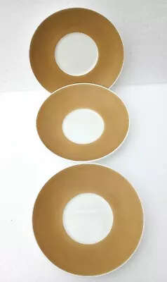 Buy 3 X Saucers Wedgwood Bone China, Old Gold Keystone, Susie Cooper Design. • 8.25£