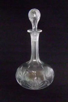Buy Victorian Cut Glass Decanter: Shaft & Globe Style With Original Stopper • 20£
