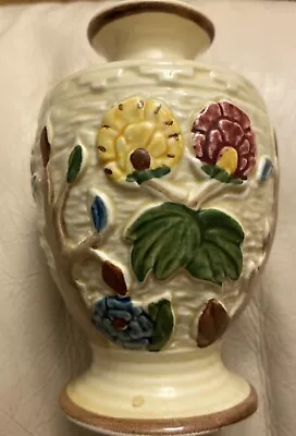 Buy H J Wood Staffordshire Vintage Indian Tree Hand Painted Vase • 8£