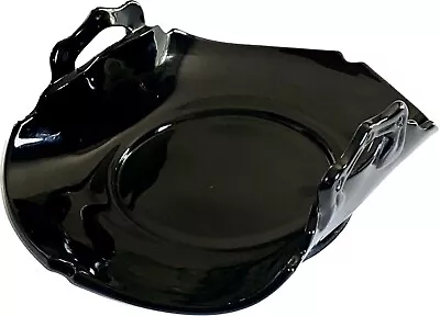 Buy L.E. Smith Depression Glass Mt. Pleasant Black Amethyst 2-handled Bonbon Dish • 10.20£
