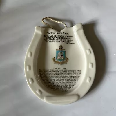 Buy WH Goss Horseshoe Crested Ware China Badge Of Bishop Fox • 4.99£