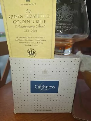 Buy Caithness Glass Golden Jubilee Bowl • 30£