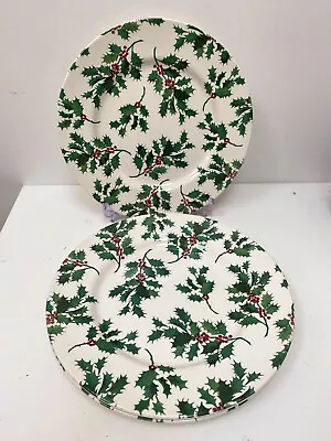 Buy 2 X ROYAL STAFFORD Holly Christmas Print Dinner Plate 27cm Brand New • 29.95£