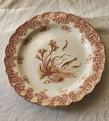 Buy Royal Worcester Vitreous Fish Plate 9  • 37.28£