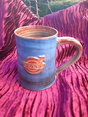 Buy Large Hand Thrown Volvo Ceramic Mug-  WOLD Pottery Beverley • 11.95£