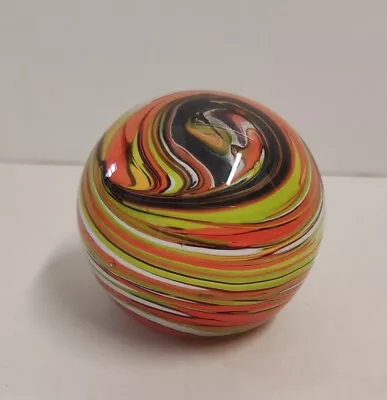 Buy Vintage Art Glass Paperweight Swirl Design Wedgwood Glass Hand Made • 35.99£