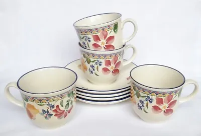 Buy Staffordshire Calypso Cups And Saucers X 4  • 35£