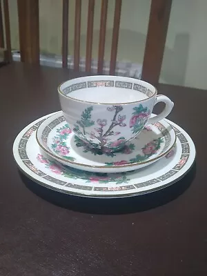Buy Hammersley Indian Tree Trio Set Side Plate Cup & Saucer • 8£