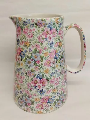 Buy Heron Cross Pottery Stoke-on-trent Large Chintz Jug 21.5 Cm Tall. • 29.99£