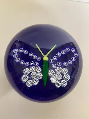 Buy John Deacons Butterfly Paperweight Millefiori Early 1992 Date Cane • 100£