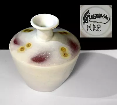 Buy Vintage Guernsey Pottery Vase / Pot, Signed To Underside. 10.5cms Tall • 18.99£