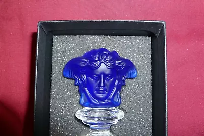 Buy Versace By Rosenthal Glass Wine Bottle Stopper Blue Brand New Boxed  • 44.95£