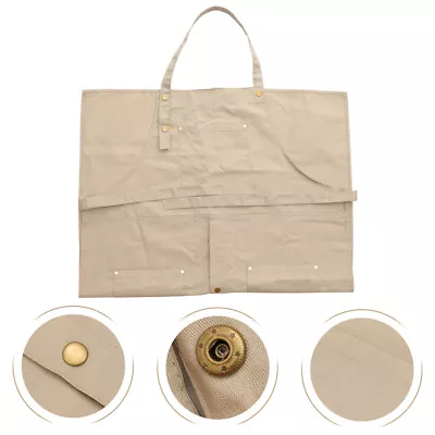 Buy  Pottery Apron Canvas Work Men's Teacher Artist With Pockets Aprons • 19.78£