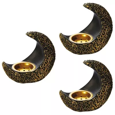 Buy 3 Count Charcoal Bakhoor Burner Incense Holder Pottery Middle East • 24.95£