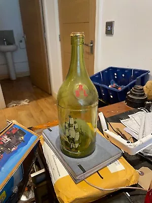 Buy Rare Vintage Liquor Bottle BRL With What Looks Like Spanish Sailing Galleon • 6£