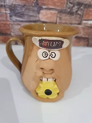 Buy Studio Pottery Mum Ugly Mug Flower Cup BNIB • 2.50£