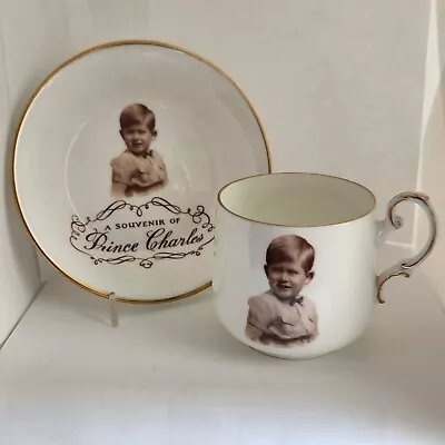 Buy Paragon Bone China Souvenir Young Prince Charles Cup, Bowl Portrait Marcus Adams • 32.62£