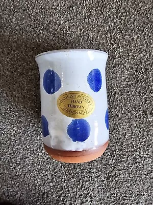 Buy English Pottery Weston Mill Hand Thrown Bud Vase Jug 6   • 0.99£