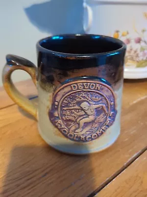 Buy Large Devon Woolacombe Pottery Mug - Tankard Beer Mug - Uncommon Gift  • 15£