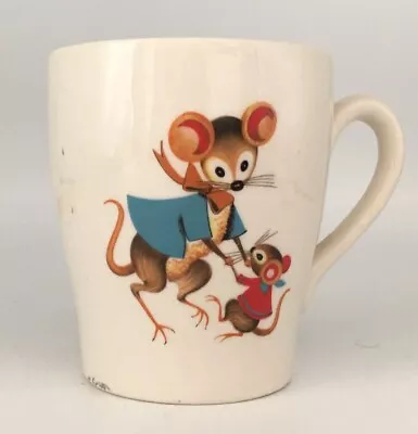 Buy Signed Vintage Children’s Mouse  China Cup • 16£