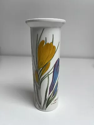 Buy Portmerion Botanic Garden Crocus Galanthus Snow Drop Butterflies Bud Vase 13cm • 4.85£