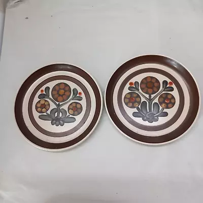 Buy Vintage 2 Denby Langley Pottery 'May Flower' 6.5  Plates • 18£