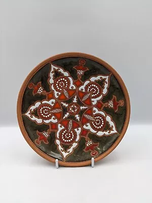 Buy Bonis Pottery Rhodes, Greece WALL PLATE Enamel On Terracotta Handmade Decorative • 17.98£