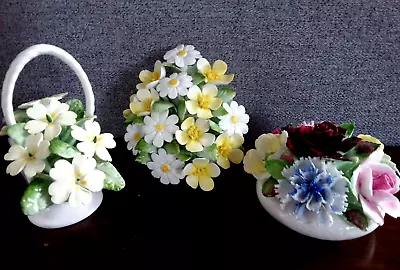 Buy Royal Doulton Bone China Flowers Basket Collection Hand Crafted Decoration Gift • 29£